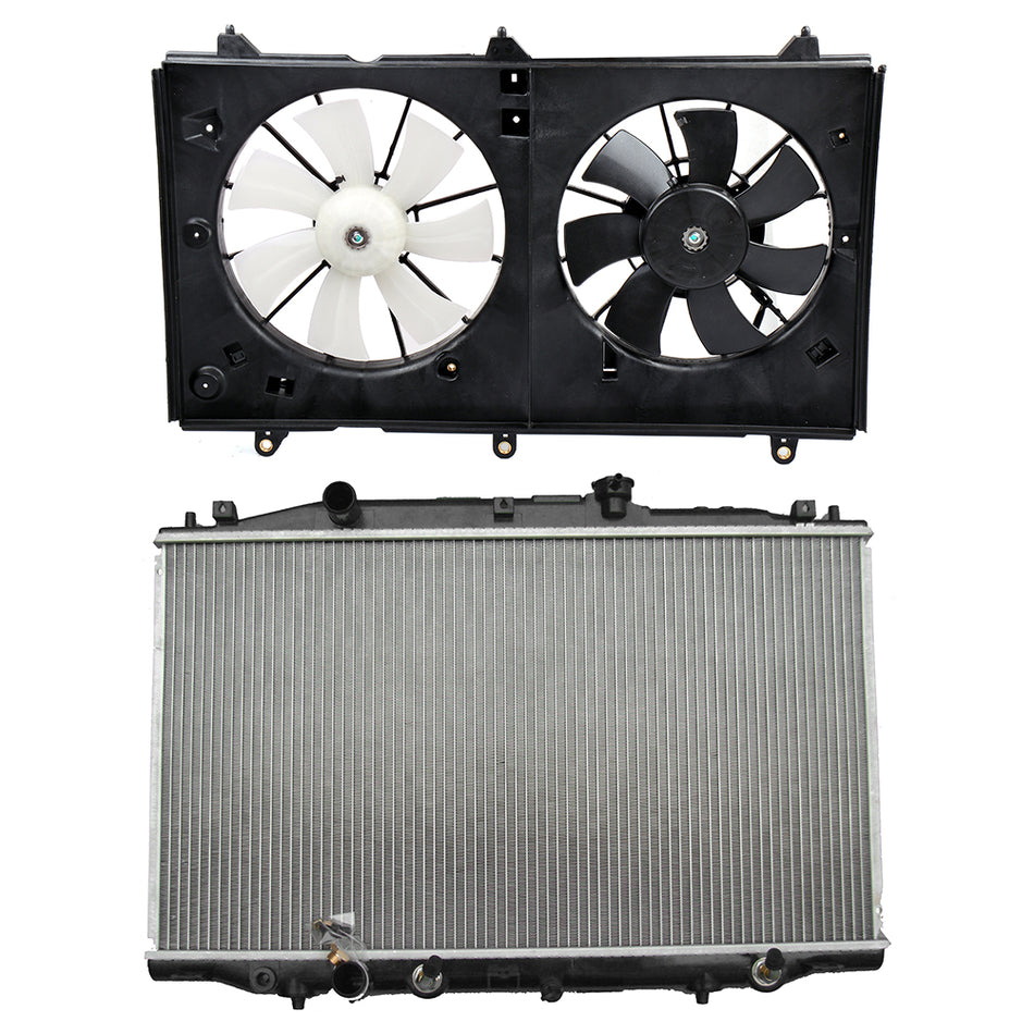 03-04 Honda Accord Radiator Kit and Brand New Cooling Fan 2.4L