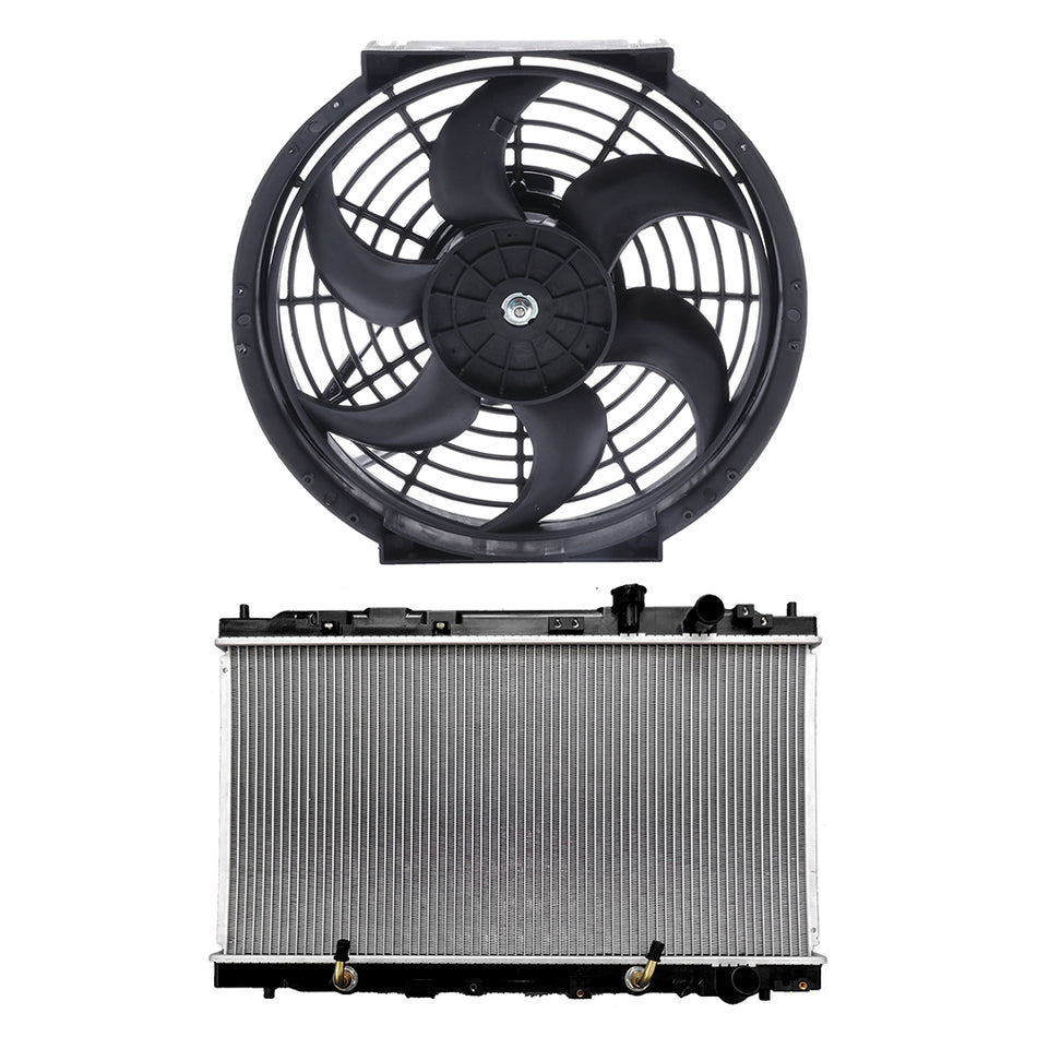 Fit for 1994-1995 1999 Acura Integra 1.8L Brand New Cooling Fan & Radiator Kit