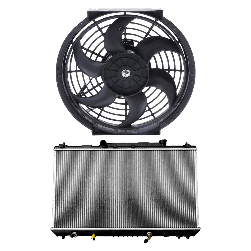 Fit for 1997-1999 Toyota Camry 2.2L Brand New Cooling Fan and Radiator Kit