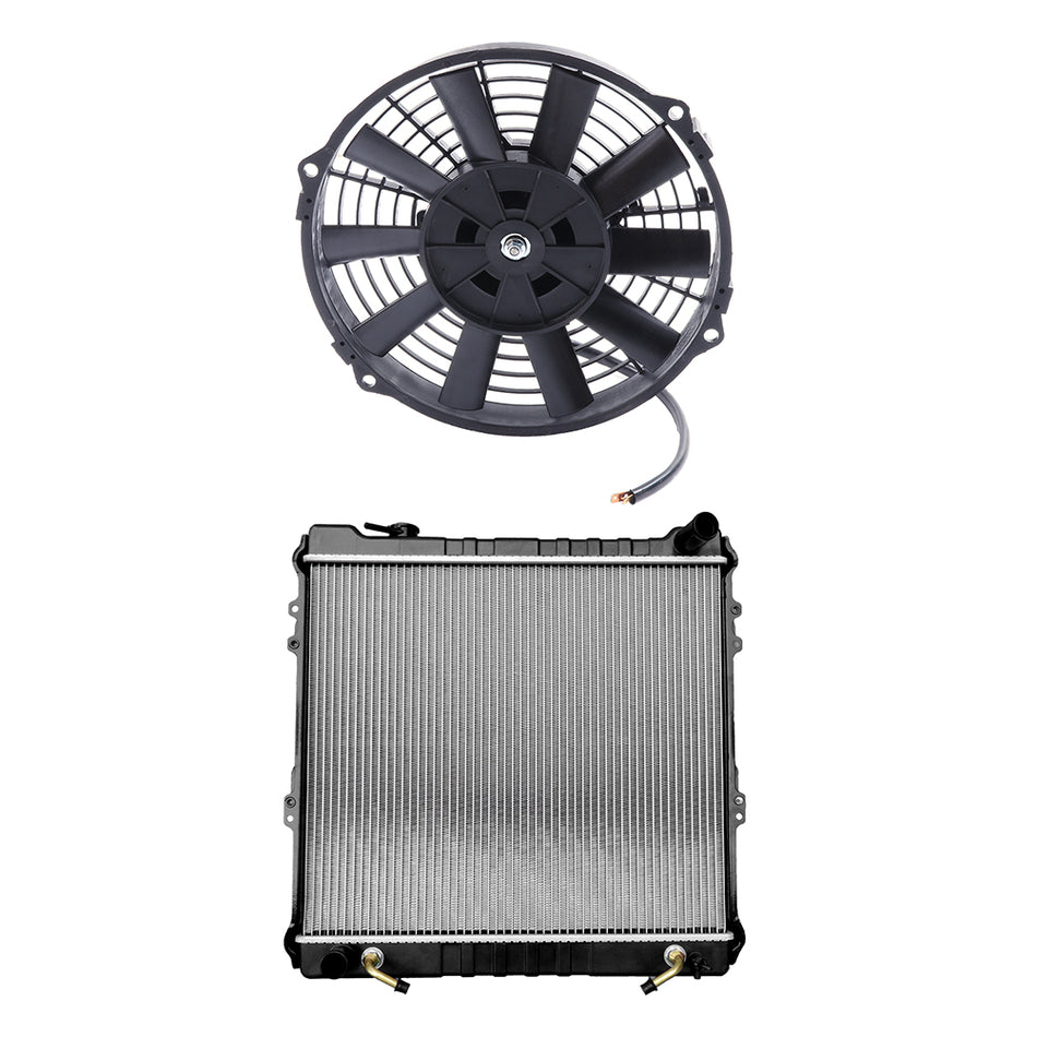 Fit for 1989-1995 Toyota 4Runner 3.0L Brand New Cooling Fan and Radiator Kit