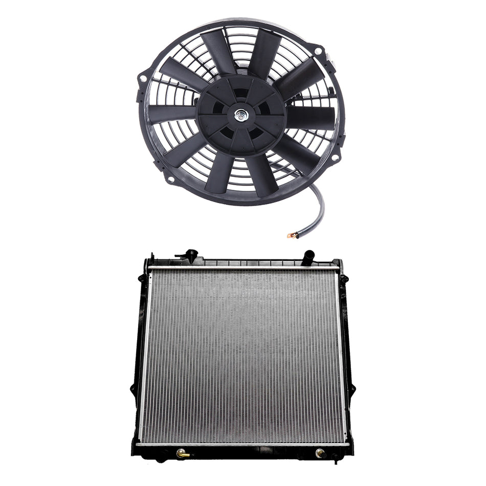 Fit for 1995-2004 Toyota Tacoma 2.7L Brand New Cooling Fan and Radiator Kit