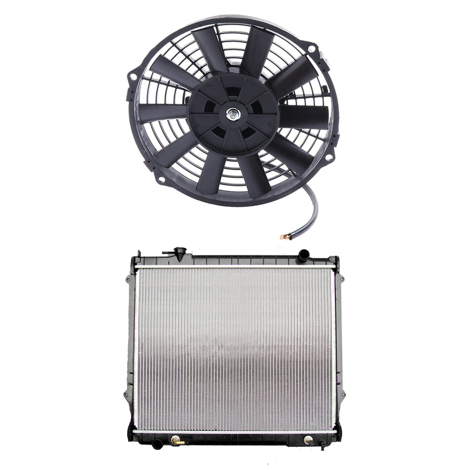 Fit for 1995-2004 Toyota Tacoma 2.4L Brand New Cooling Fan and 1774 Radiator Kit