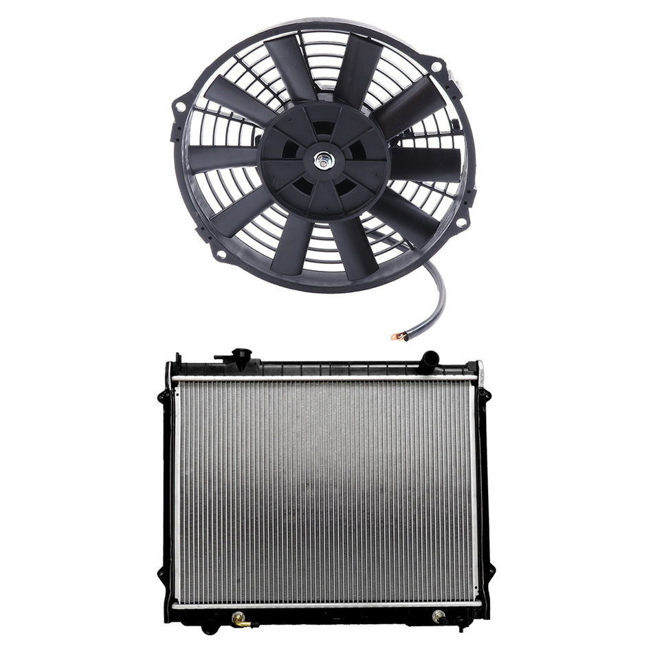 Fit for 1995-2004 Toyota Tacoma 2.4L Brand New Cooling Fan and 1778 Radiator Kit