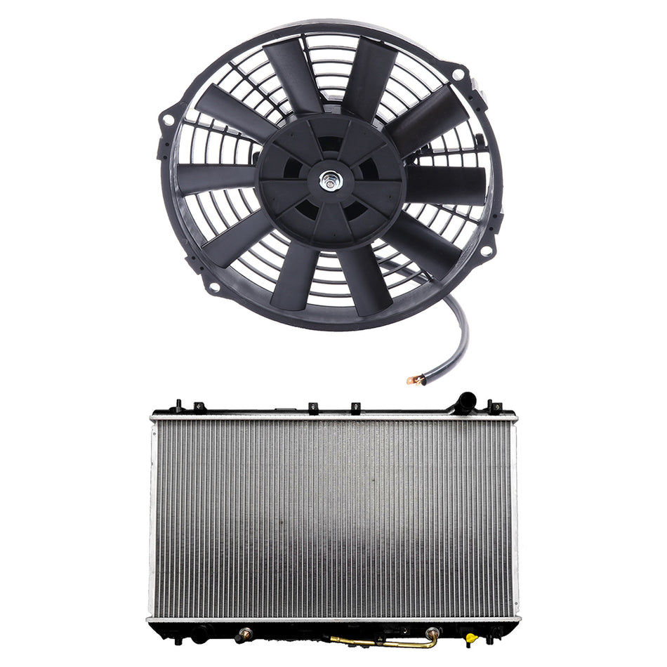 Fit for 1997-2001 Toyota Camry 3.0L Brand New Cooling Fan and Radiator Kit