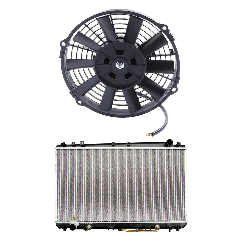 Fit for 2000-2004 Toyota Avalon 3.0L Brand New Cooling Fan and 2325 Radiator Kit