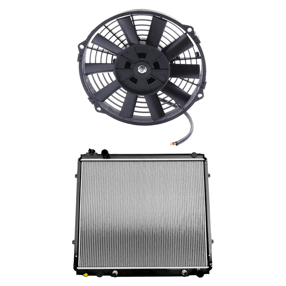 Fit for 2004 Toyota Tundra 4.7L Brand New Cooling Fan and Radiator Kit