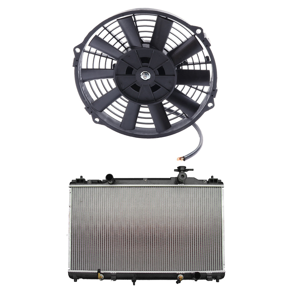 For 2002 2003-2006 Toyota Camry 2.4L Brand New Cooling Fan and 2436 Radiator Kit