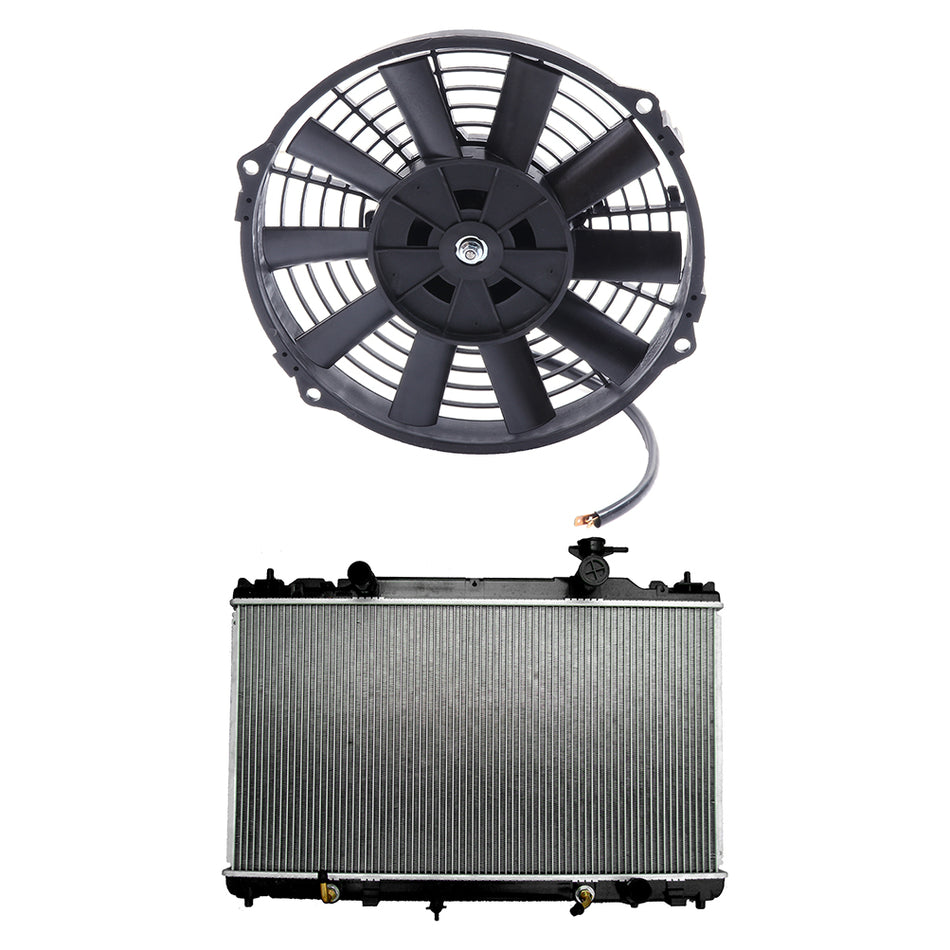 Fits 2002 2003-2006 Toyota Camry 2.4L Brand New Cooling Fan and 2437 Radiator Kit