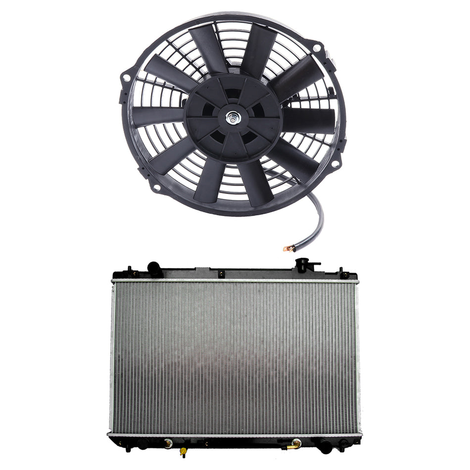 Fits 2001-2007 Toyota Highlander 2.4 Brand New Cooling Fan and 2453 Radiator Kit