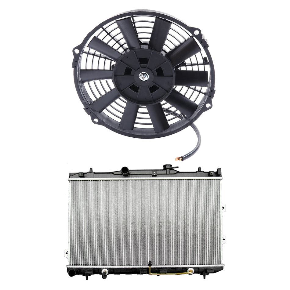 Fit for 2004-2009 Kia Spectra 2.0L Brand New Cooling Fan and Radiator Kit