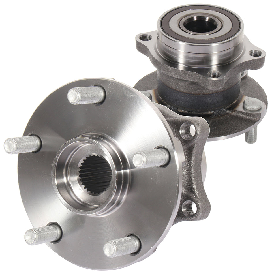 2 Pcs Wheel Hub Bearings Rear AWD For 2015 2016-2021 Subaru Legacy Outback WRX