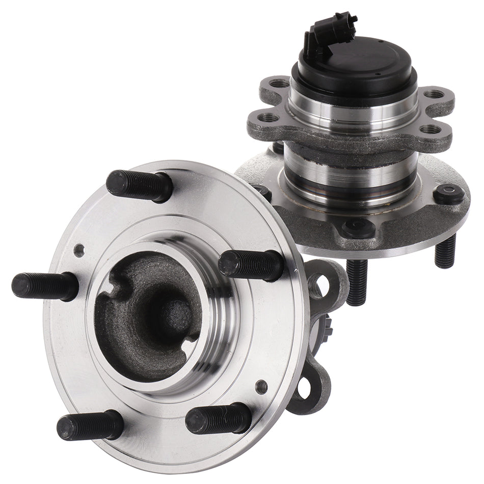 2 Front Wheel Hub Bearing For 2010-2016 Hyundai Genesis Coupe 2.0L with ABS