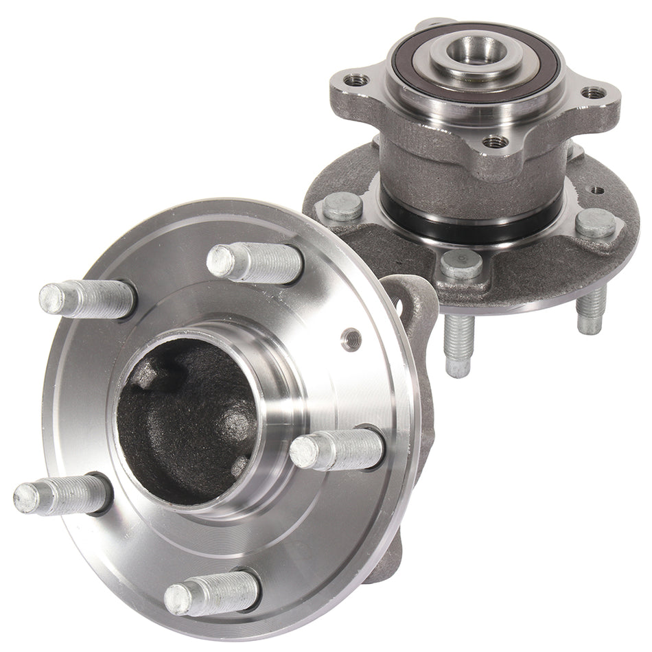 Rear Wheel Bearings & Hub Pair For Buick Encore 2013-15 Chevrolet Sonic 2012-15