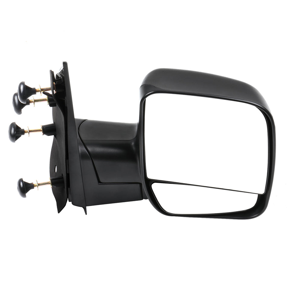 Side View Mirror For 03-13 Ford E150 04-13 Ford E350 Super Duty Manual Fold Left Right