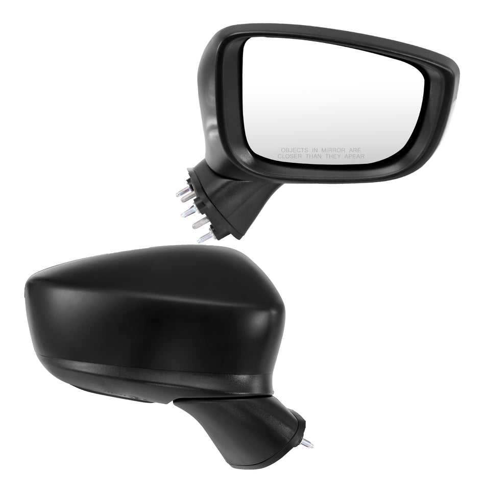 For 2016-18 Toyota 2/IA/YARIS(SEDAN)/YARIS IA Black Power Signal Pair Mirrors 822075