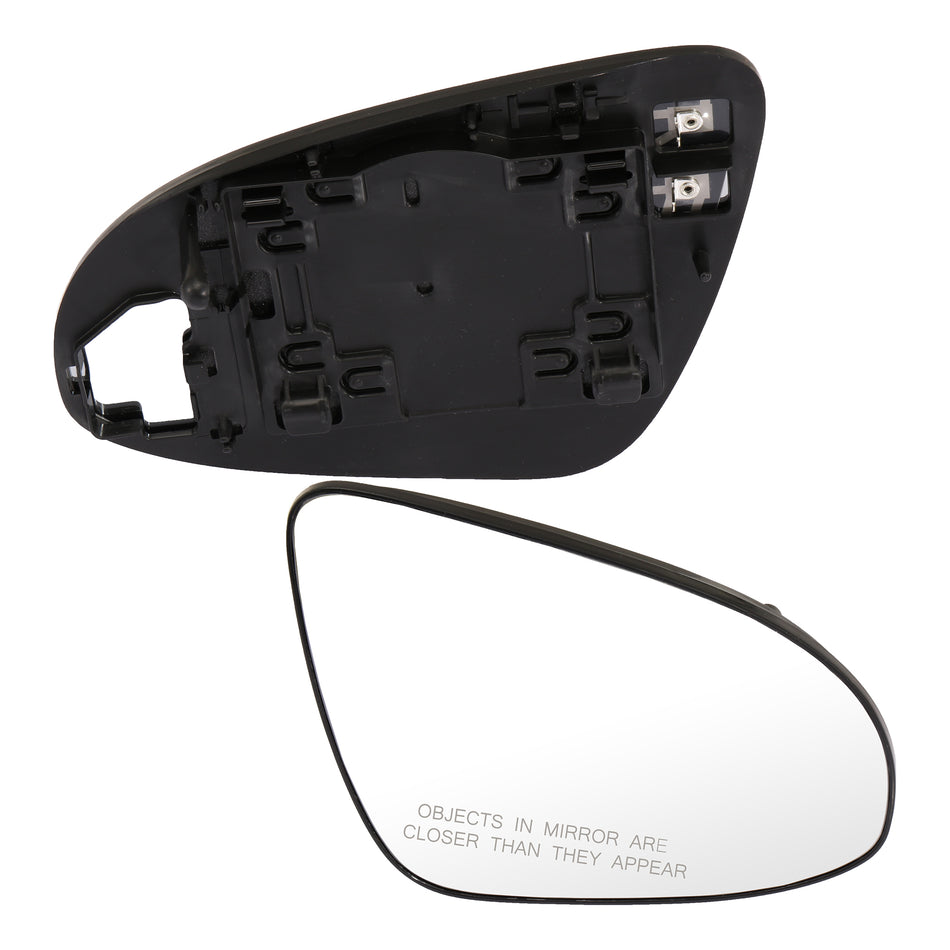 For 2012-17 Toyota CAMRY/YARIS/COROLLA Chrome Pair FlatCONVEX Mirrors Glass 822099