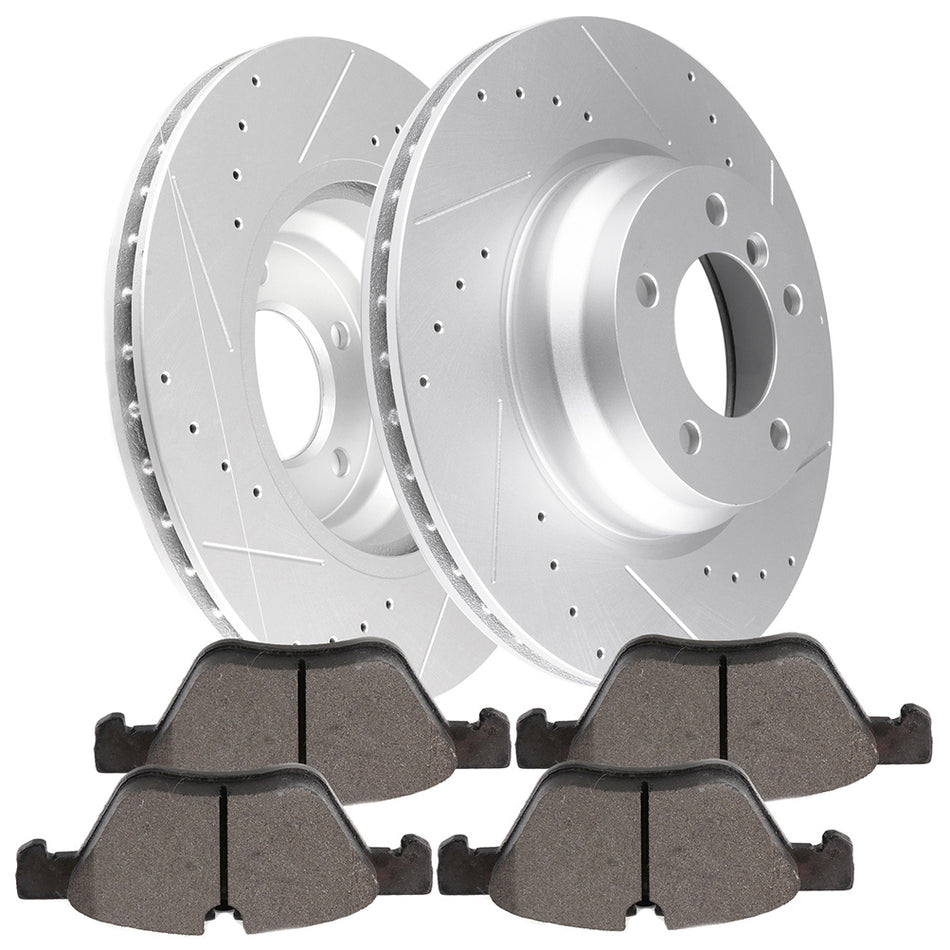 Brake Rotors and Ceramic Pads 2006 BMW 330i 2006 BMW 330xi Front 330.2mm 6Pcs