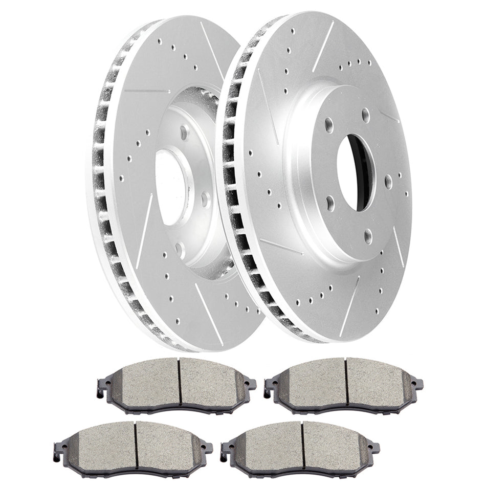Ceramic Brake Pads And Rotors INFINITI 03-04 M45 02-06 Q45 Front
