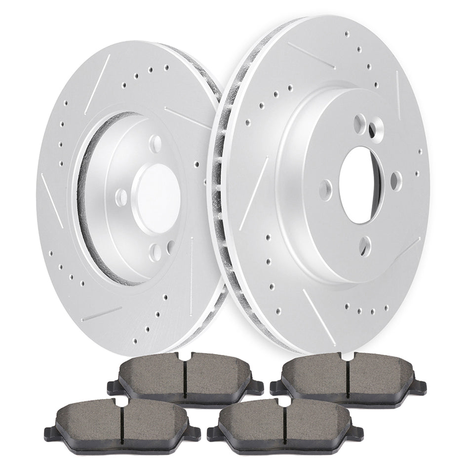Front Ceramic Brake Pads And Rotors For 2007-2015 Mini Cooper