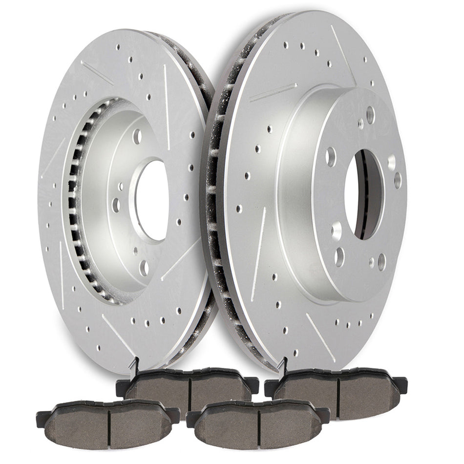 2006-2011 Honda Civic Front Discs Brake Rotors And Ceramic Pads