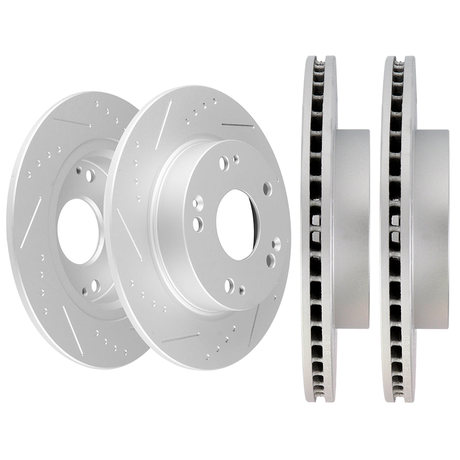 Discs Brake Rotors 2013 Acura ILX 2012 Honda Civic Front And Rear 4Pcs