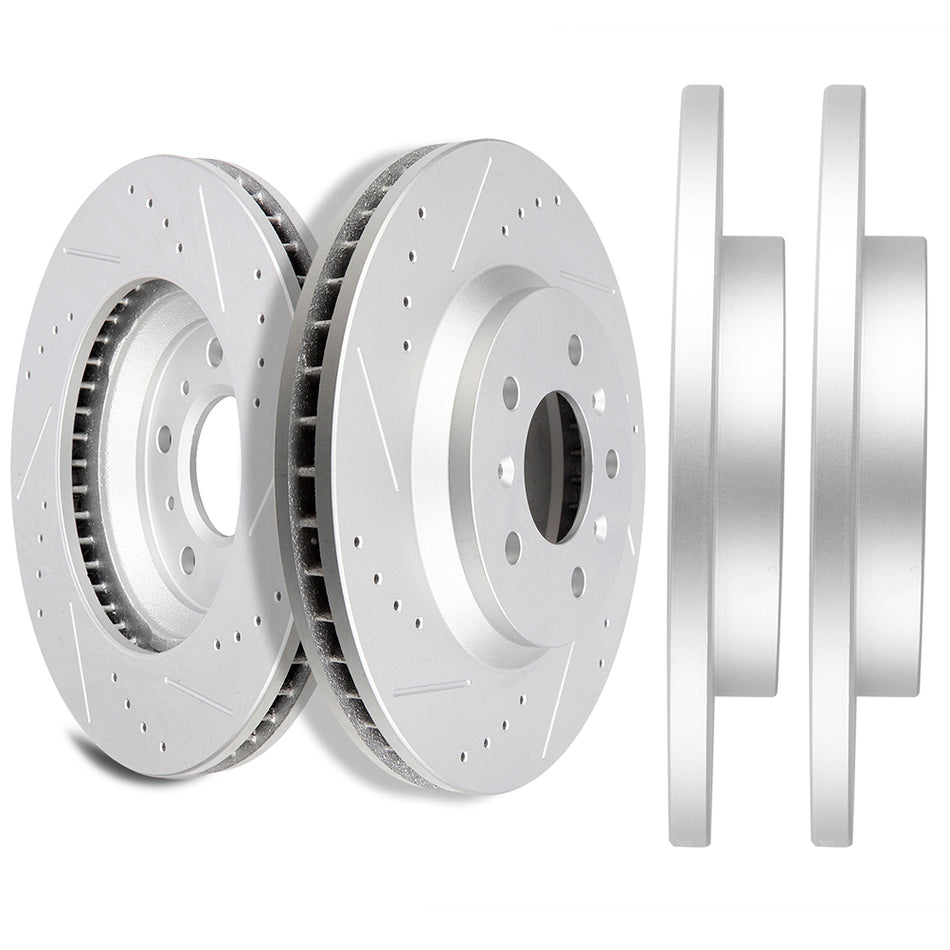 Brake Rotors For 11-13 Chevrolet Impala 14-16 Impala Limited Front & Rear 4Pcs