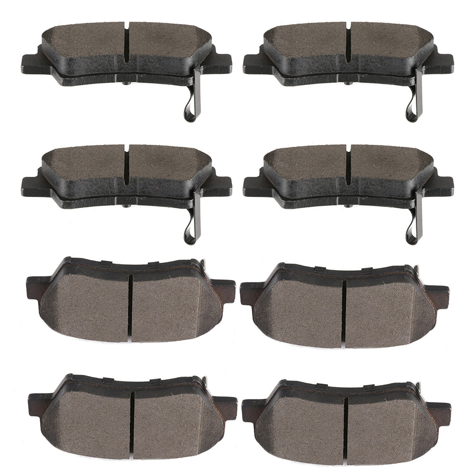 Brake Pads For Hyundai 11-16 Elantra 12-16 Veloster Front Rear Ceramic