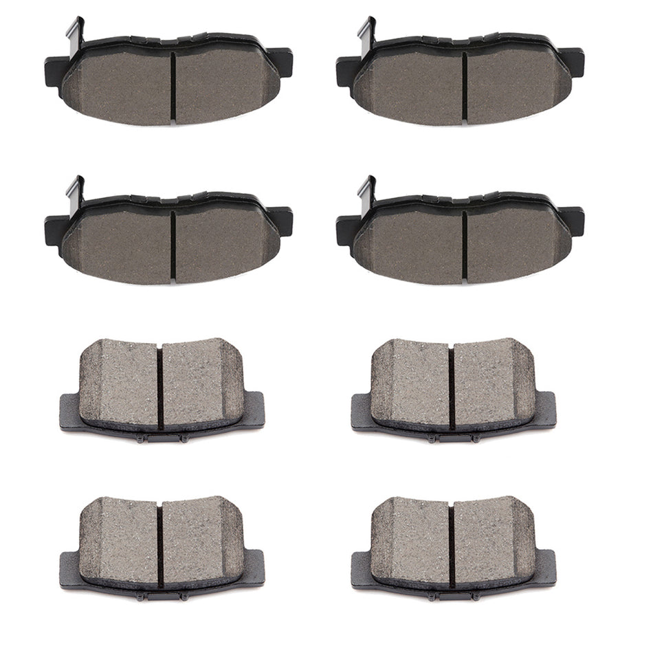 Brake Ceramic Pads Honda and 02-03 Civic 90-02 Accord Front Rear