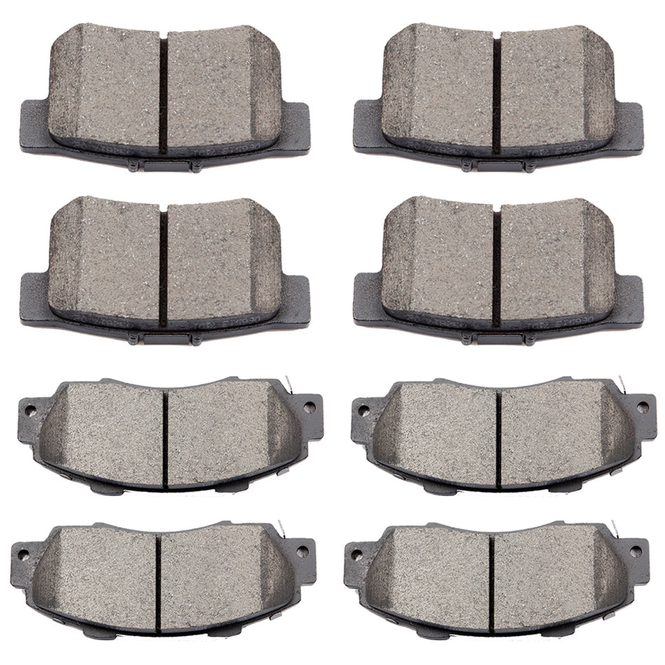 Brake Ceramic Pads Acura 97-99 CL 95-98 TL Front and Rear 8Pcs
