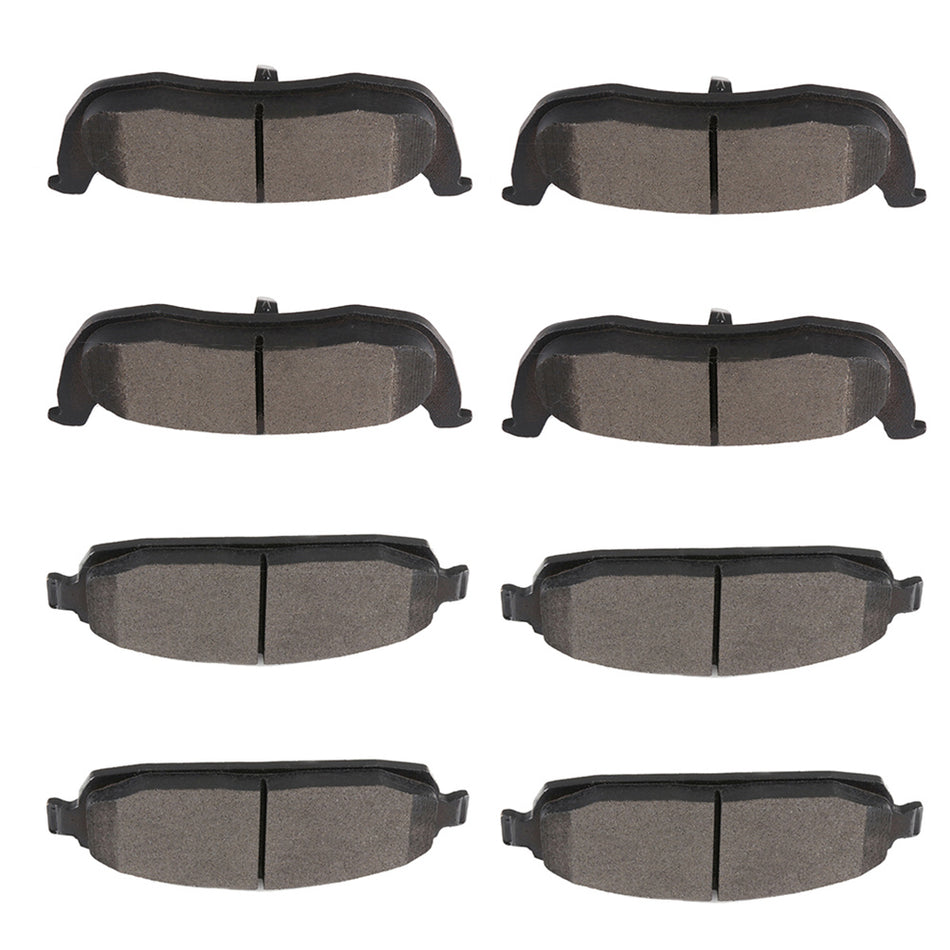 Brake Ceramic Pads Jeep 06-10 Commander 05-10 Grand Cherokee Front Rear