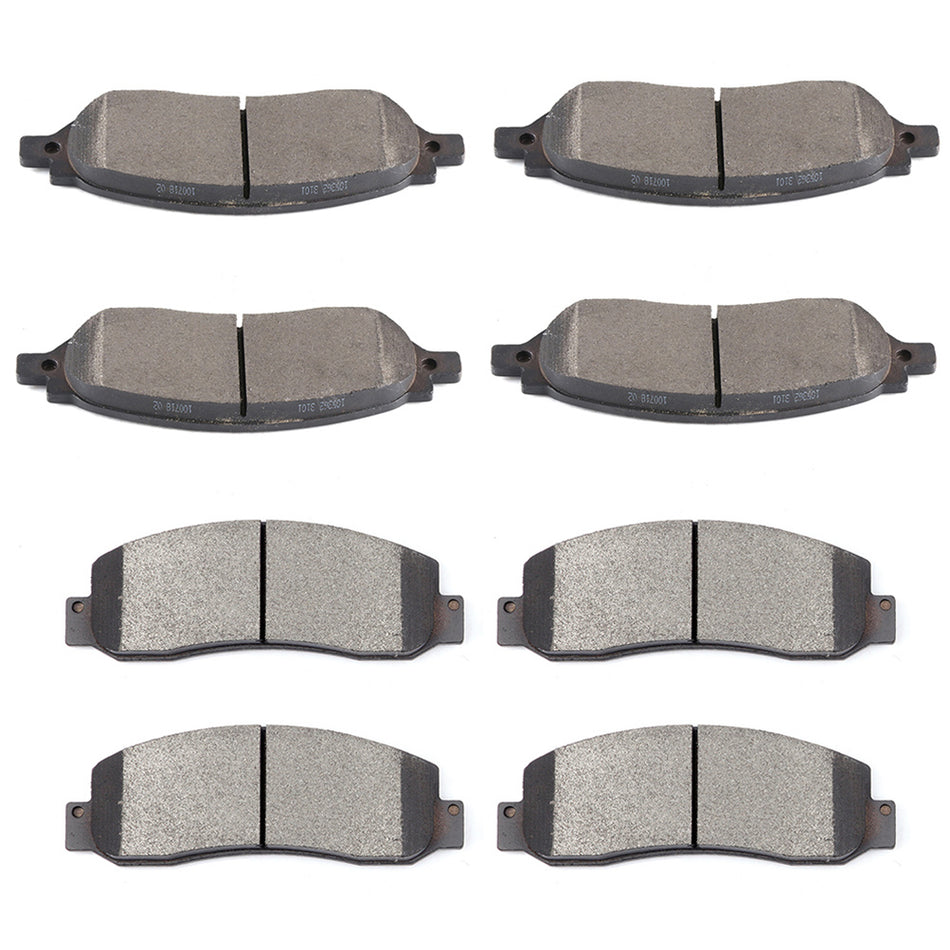 Ceramic Brake Pads For 05-07 Ford F250 Super Duty 05-08 F350 Super Duty
