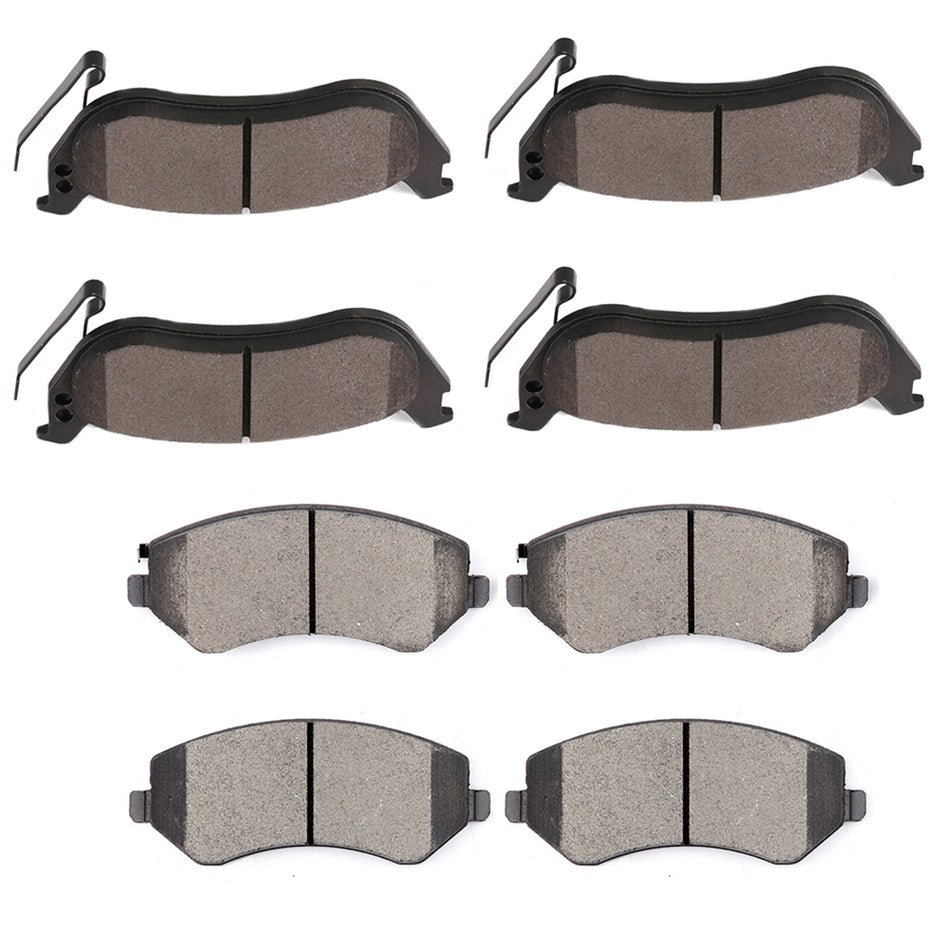 2003-2007 Jeep Liberty Front Rear Ceramic Brake Pads