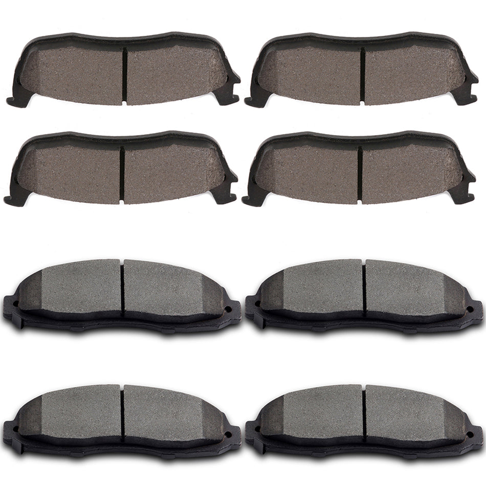 Brake Pads For 2004 Ford 97-03 F150/04 F150 Heritage Front Rear Ceramic