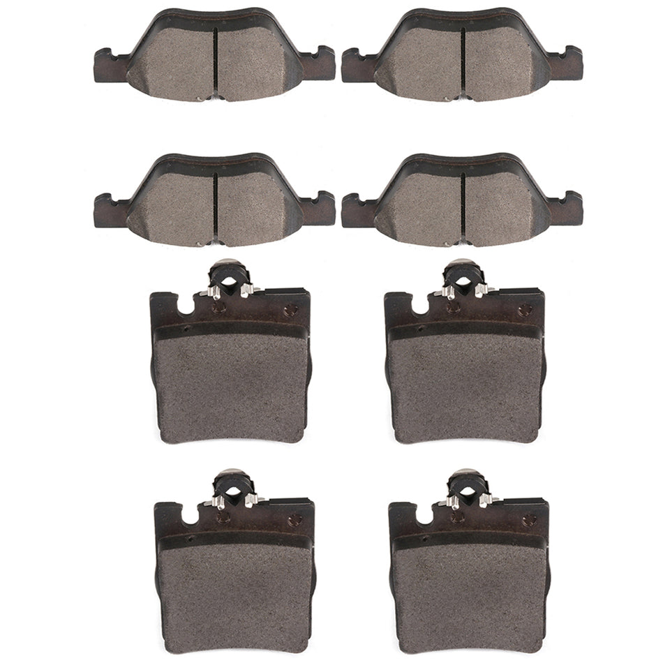 Brake Ceramic Pads Mercedes Benz 00-03 CLK320 01-03 CLK430 Front Rear