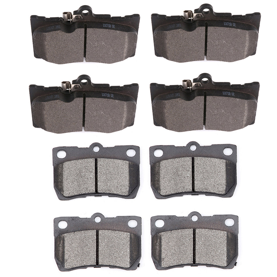 Front Rear Ceramic Brake Pads Lexus GS350 07-11 06-07 GS430