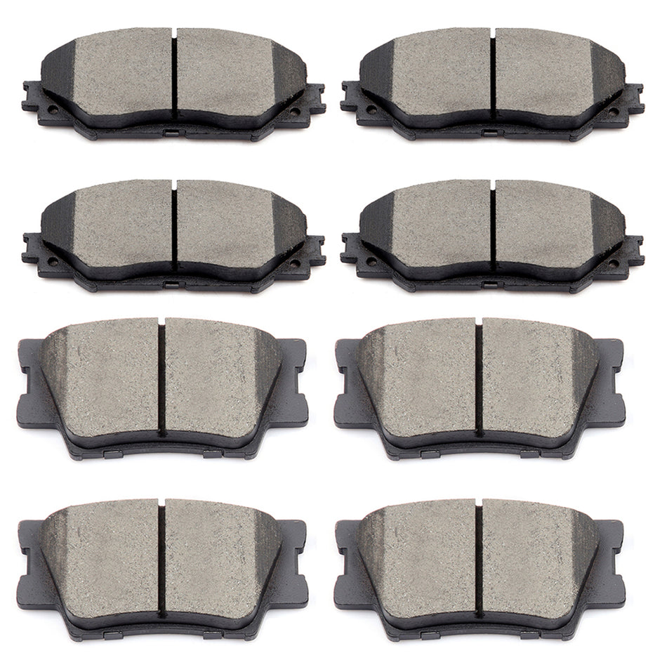 Brake Ceramic Pads For 10-12 Lexus HS250h 06-13 Toyota RAV4 Front Rear