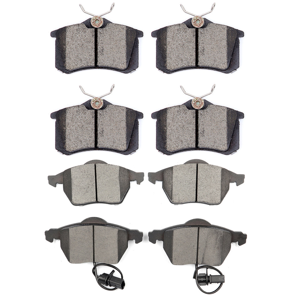 Brake Ceramic Pads For 1999-2005 Audi A4 2000-2004 Audi A6 Front Rear