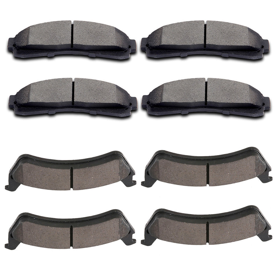 Ceramic Brake Pads 95-01 Ford Explorer 97-01 Mercury Mountaineer Front Rear