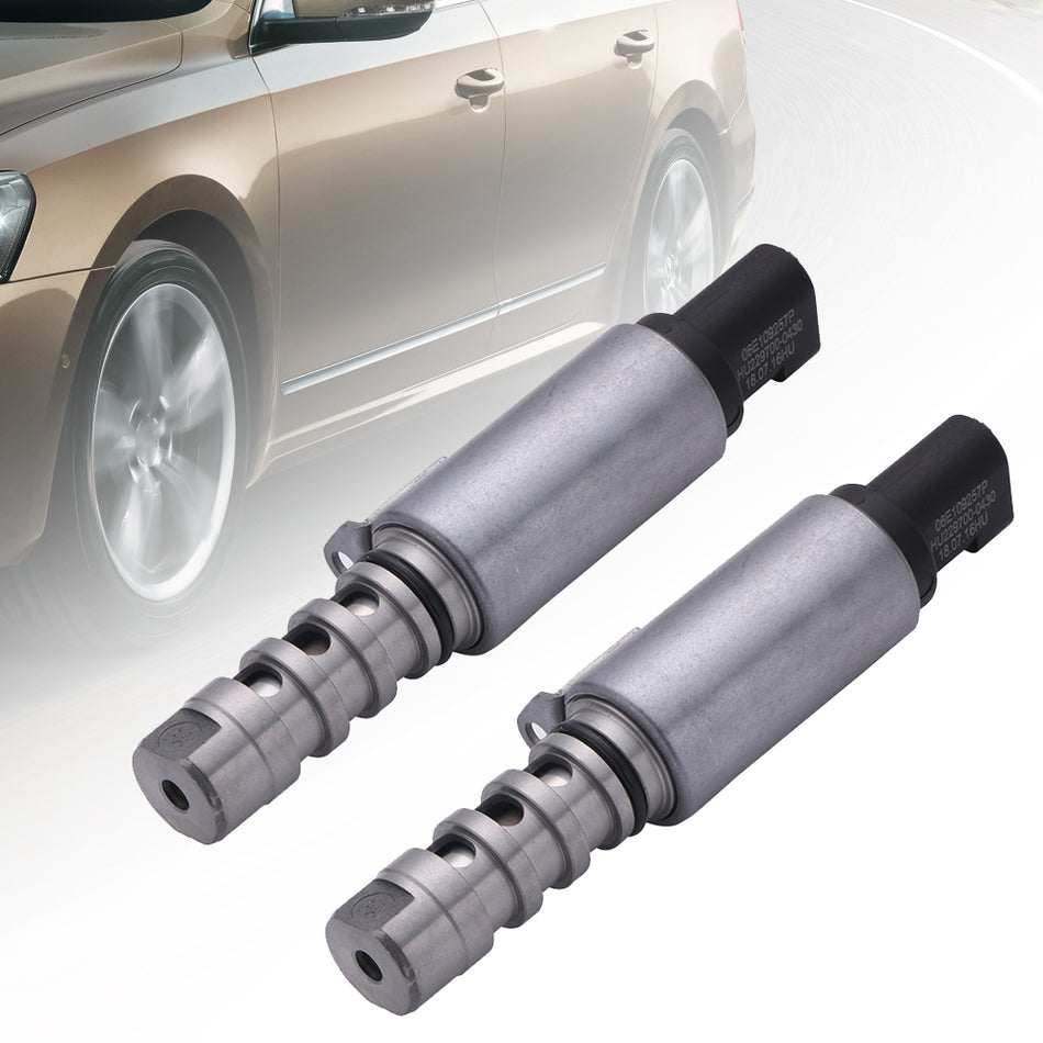 Set Camshaft Variable Timing Solenoid For Audi A4 A5 VW Beetle Jetta 06E109257J