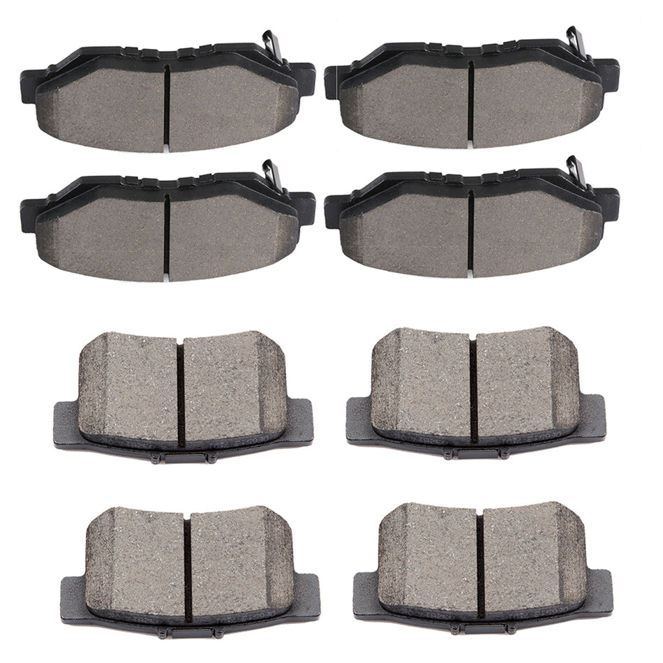 2003-2007 Honda Accord Brake Pads Ceramic Front & Rear Pads Set 8 Pcs