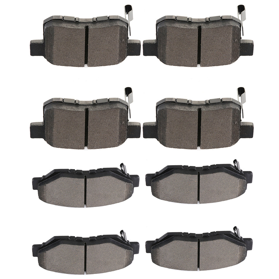 2008-2010 Honda Accord Front and Rear Brake Ceramic Pads