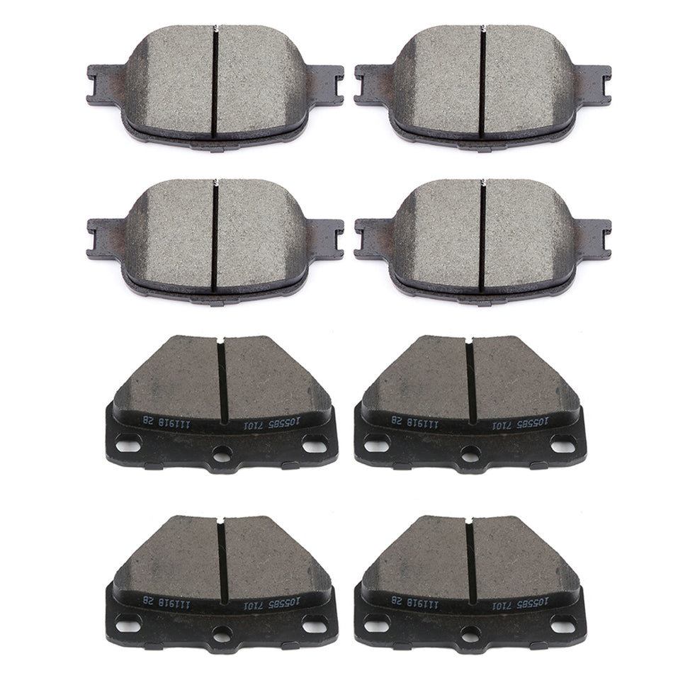 2000-2005 Toyota Celica Ceramic Brake Pads Front Rear