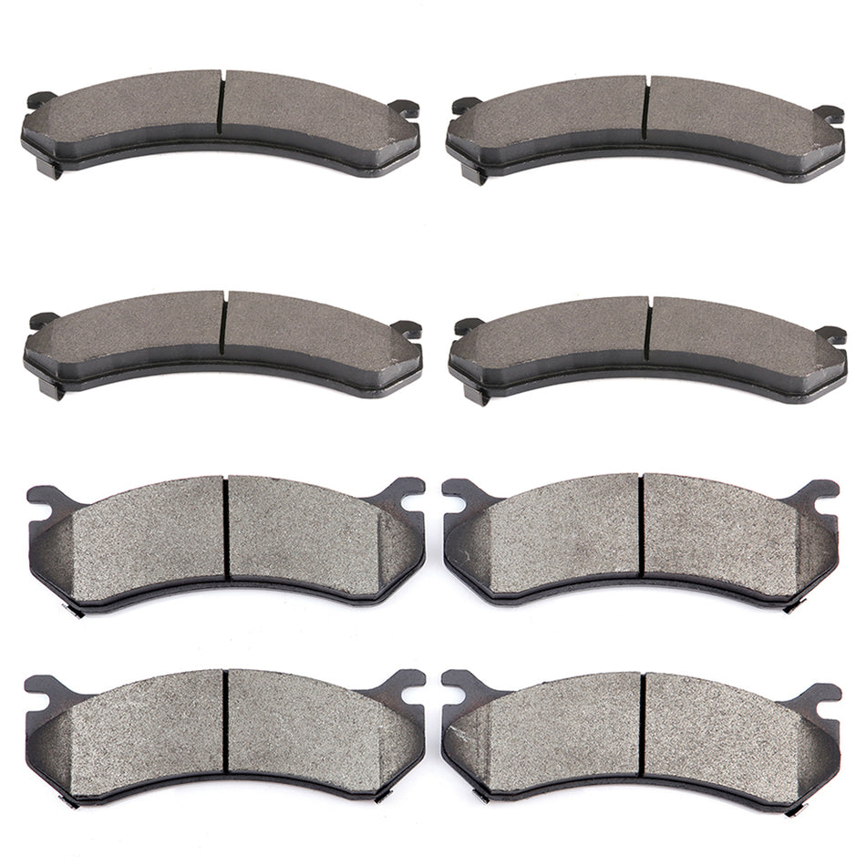 Ceramic Brake Pads 01-04 Chevrolet Silverado 2500 GMC Sierra 2500 Front Rear