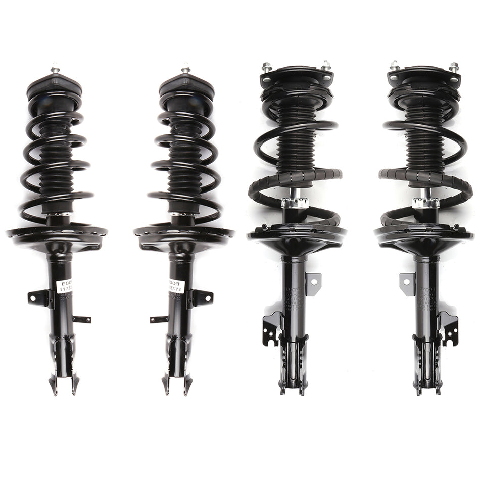 2004-2007 Toyota Highlander Complete Struts Shocks Mount Spring Front Rear