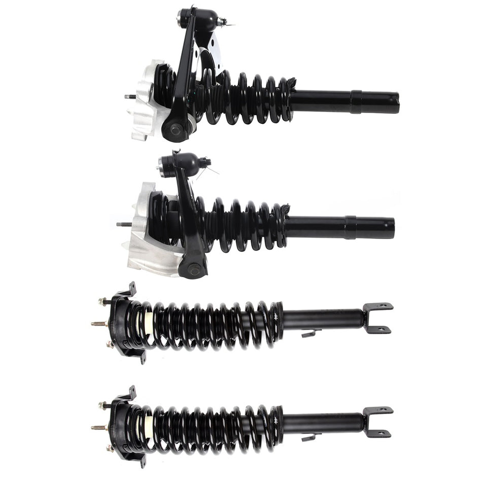 For 2001-2006 Chrysler Sebring Complete Struts Shock Coil Spring Assembly Front Rear 4pcs