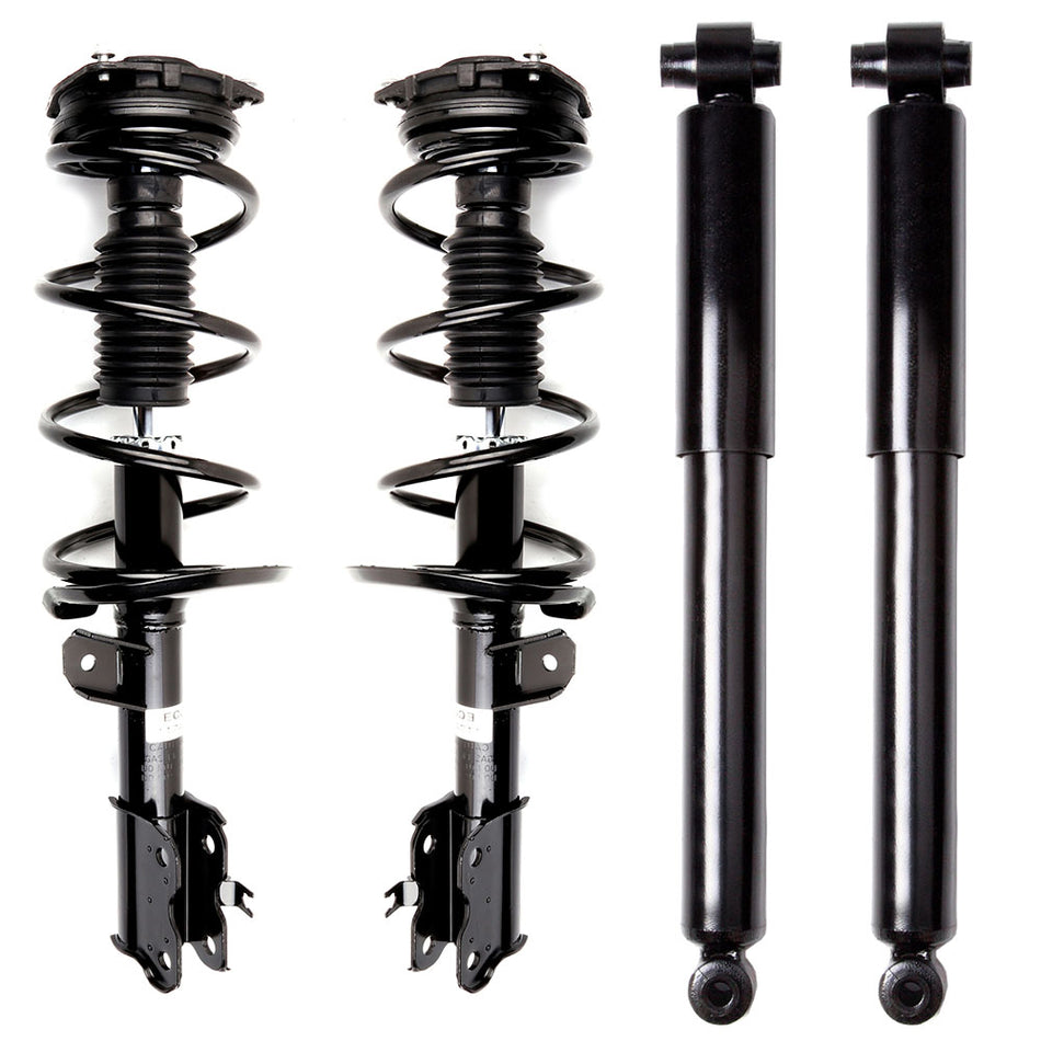 2012-2013 Nissan Rogue Quick Complete Strut Assembly Front Rear 4pcs