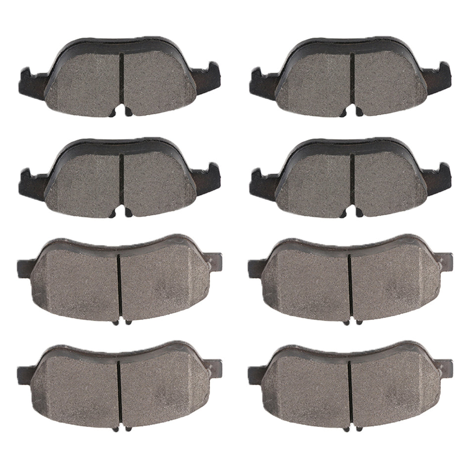 Ceramic Brake Pads Mercedes Benz 13-15 SLK250 10-15 SLK350 Front Rear