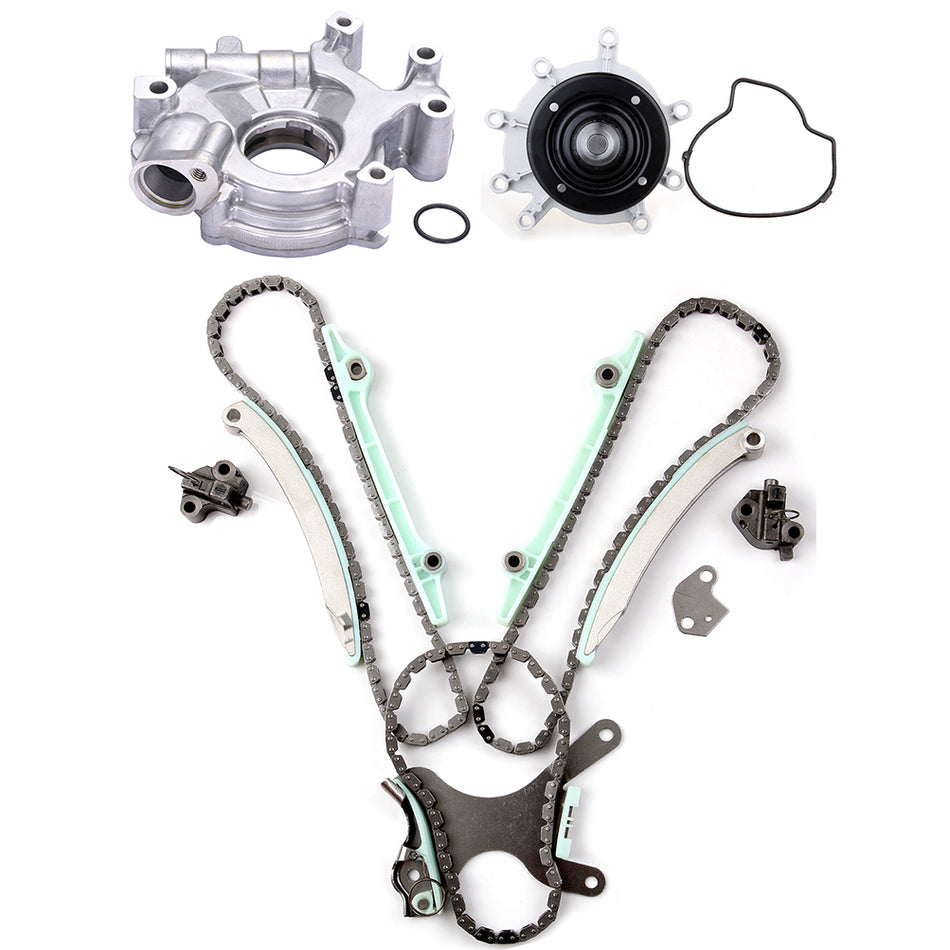 For 02-04 JEEP GRAND CHEROKEE 4.7L SOHC Timing Chain Water Oil Pump Kit