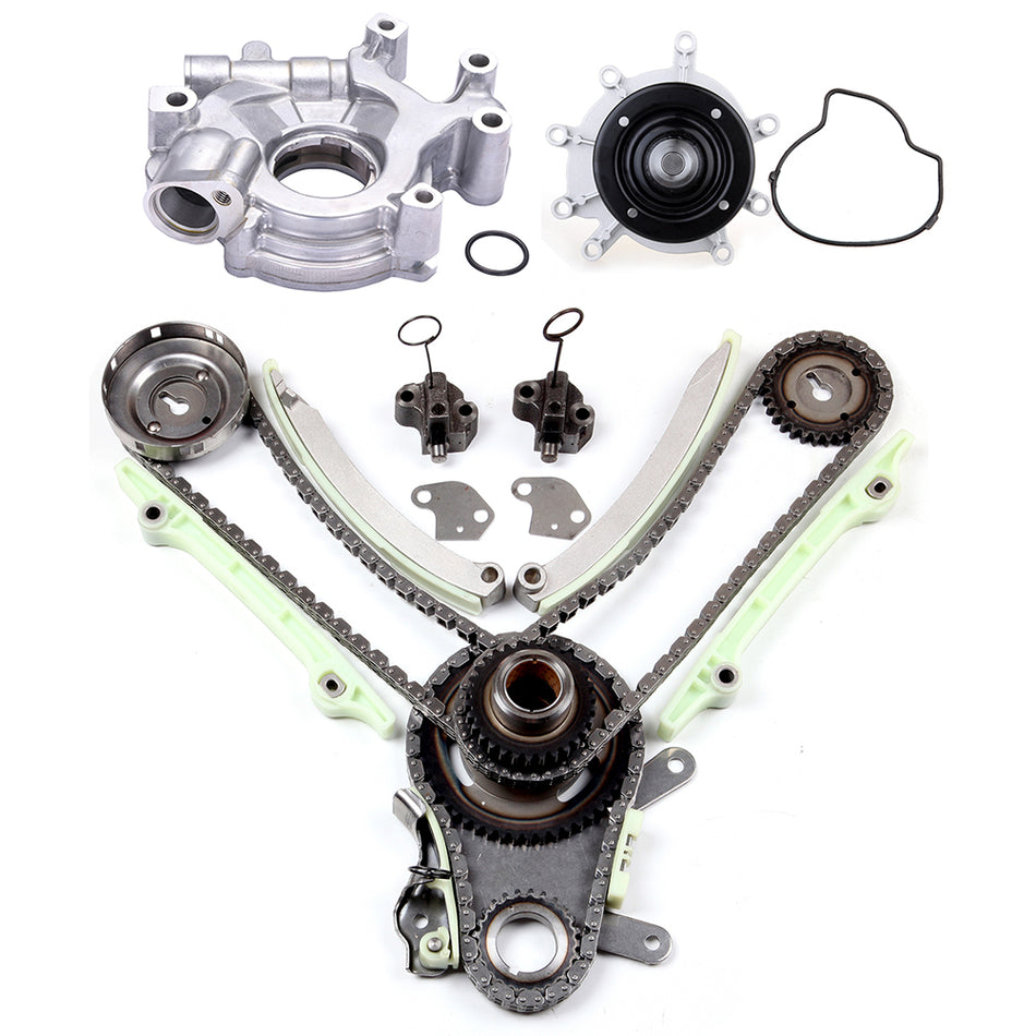 Timing Chain Water Oil Pump Kit For 99-04 Dodge Jeep 4.7L JTEC TYPE GEAR