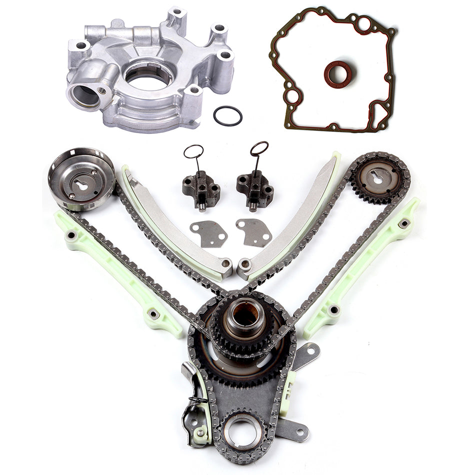 Timing Chain Oil Pump Kit Cover Gasket For 99-04 Dodge Durango Jeep 4.7L V8